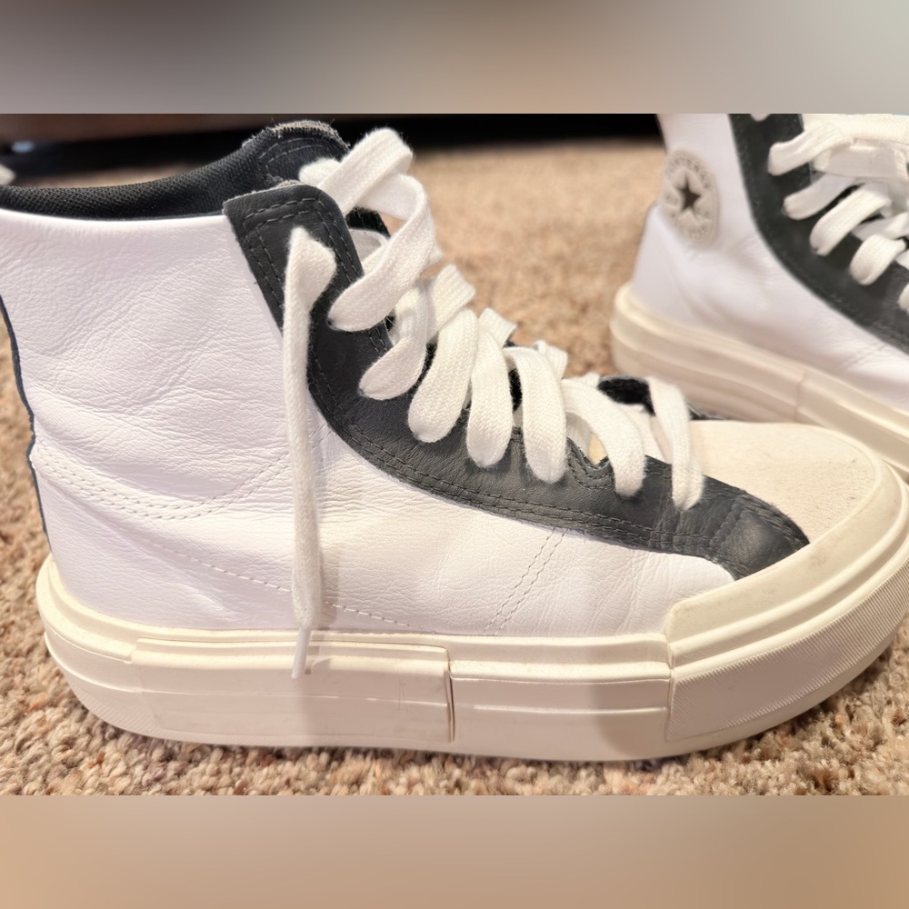 Converse Two-Tone High-Tops in Black and White